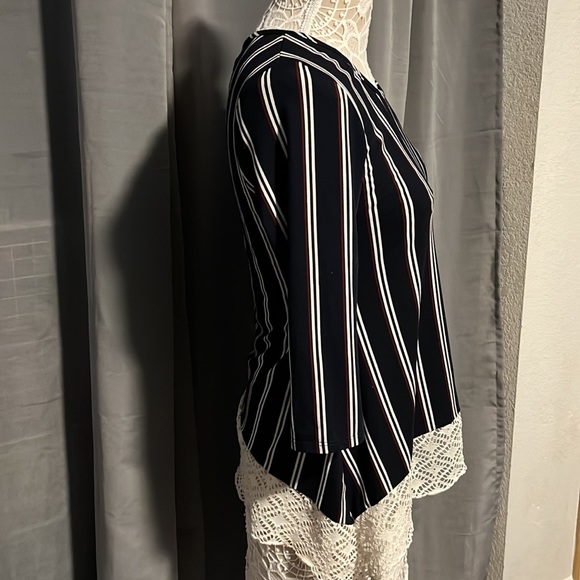 Say anything 3/4 sleeve fancy top - Picture 2 of 3